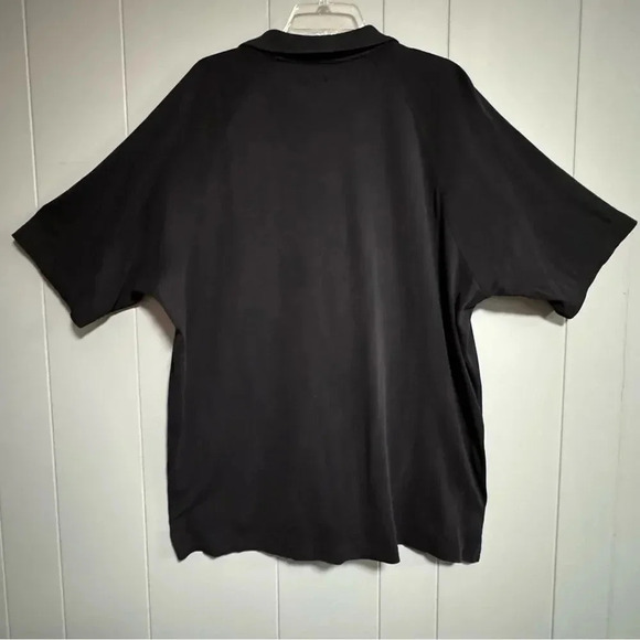 BOBBY JONES Players 100% Peruvian Cotton Black Fallen Oak Golf Polo Size XL - Picture 2 of 7
